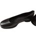 Ecco 100% Leather Black Flats Size 8 - photo 2
