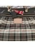 Coach Large Plaid Satchel Tote - photo 3
