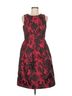 Talbots 100% Polyester Red Talbots Cocktail Dress Size 6 - photo 1