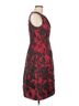 Talbots 100% Polyester Red Talbots Cocktail Dress Size 6 - photo 3