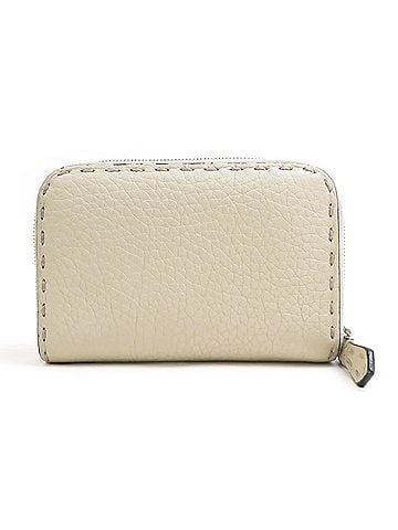 Fendi Fendi FENDI Wallet/Coin Purse Selleria Leather Ivory Men's/Women's 8M0313-SAR h32490a (view 2)