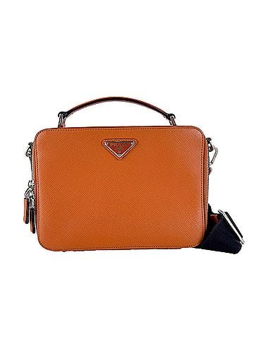 Prada Prada PRADA Shoulder Bag Leather Orange Men's z10888 (view 1)
