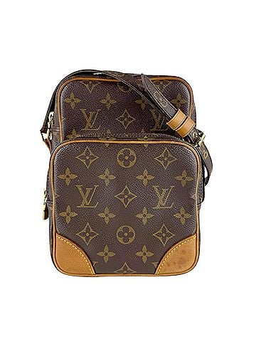 Louis Vuitton Louis Vuitton LOUIS VUITTON Crossbody Shoulder Bag Monogram Amazon Canvas Brown Gold Women's M45236 z9551 (view 1)