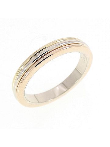 Cartier Cartier Three Gold Wedding Ring (view 1)