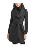 Calvin Klein 100% Polyester 1% Spandex Black Trenchcoat Size XL (petite) - photo 1