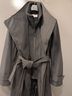 Calvin Klein 100% Polyester 1% Spandex Black Trenchcoat Size XL (petite) - photo 5