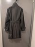 Calvin Klein 100% Polyester 1% Spandex Black Trenchcoat Size XL (petite) - photo 3