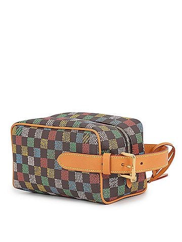 Louis Vuitton Louis Vuitton Second Bag, Damier Ebene Locker Dopp Kit N00151, Handbag, Pouch, LOUIS VUITTON (view 2)