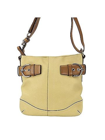 Coach Coach Shoulder Bag 3772 Leather Beige Brown Crossbody One-Shoulder for Women COACH (view 2)