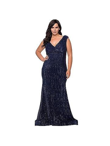 La Femme Curve Sequin Sparkle 28770 Cocktail Dress (view 1)