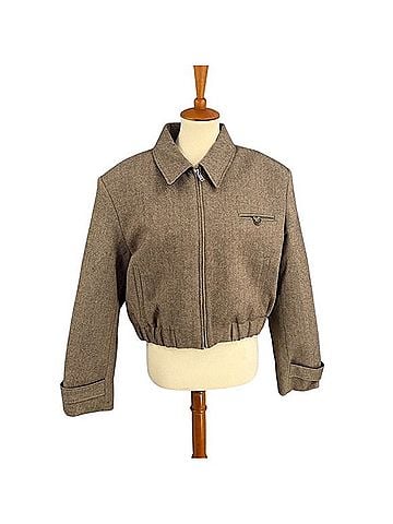 Cos Herringbone Bomber Jacket Jacket (view 2)