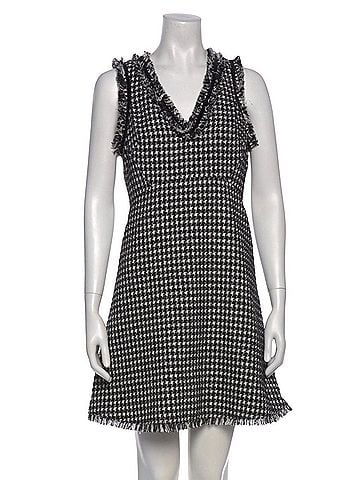 Kate Spade New York Houndstooth Tweed Cocktail Dress (view 1)