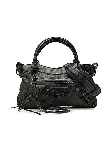 Balenciaga Balenciaga The First Handbag Shoulder Bag 2WAY 103208 Black Leather Women's BALENCIAGA (view 1)