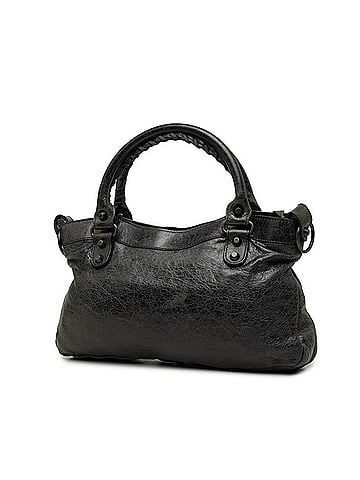Balenciaga Balenciaga The First Handbag Shoulder Bag 2WAY 103208 Black Leather Women's BALENCIAGA (view 2)
