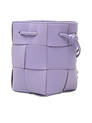 Bottega Veneta Bottega Veneta Maxi Intrecciato Cassette Crossbody Shoulder Bag, Purple Leather, Women's BOTTEGAVENETA (view 2)