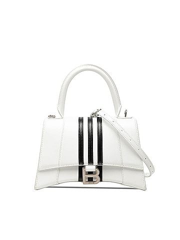 Balenciaga Balenciaga x adidas Hourglass Small Handbag Shoulder Bag 2WAY 593546 White Black Leather Women's BALENCIAGA (view 1)