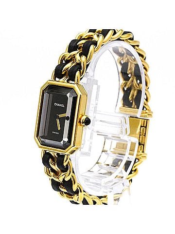 Chanel CHANEL Premiere Size L Gold Plated Quartz Ladies Watch H0001 (view 2)