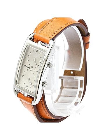 Hermès HERMES Cap Cod Deux Zones Steel Double Tour Watch CC3.210 Polished (view 2)