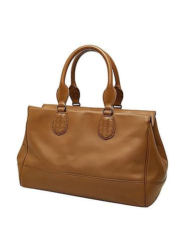 Bottega Veneta Bottega Veneta Intrecciato Handbag Shoulder Bag 2-Way Brown Leather Women's BOTTEGAVENETA (view 2)