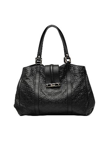 Gucci Gucci Guccissima Tote Bag Handbag 233609 Black Leather Women's GUCCI (view 1)