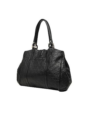 Gucci Gucci Guccissima Tote Bag Handbag 233609 Black Leather Women's GUCCI (view 2)