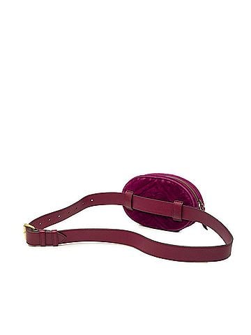 Gucci Gucci GG Marmont Quilted Crossbody Shoulder Bag, 476434, Purple Velvet Leather, Women's. (view 2)