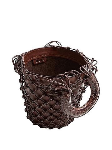 STAUD Moreau Leather Bucket Bag (view 2)