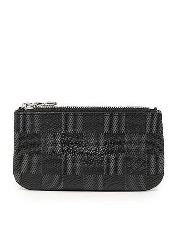 Louis Vuitton Louis Vuitton Damier Graphite Pochette Cle Wallet/Coin Purse N60155 Black Leather Men's LOUIS VUITTON (view 1)