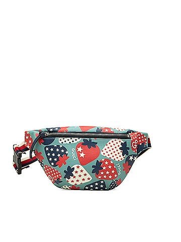 Gucci Gucci Children's Strawberry Seahorse Body Bag Waist 502095 Blue Multicolor Women's GUCCI (view 1)