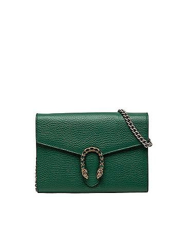 Gucci Gucci Dionysus Chain Wallet Shoulder Bag 401231 Green Gold Hardware Leather Women's GUCCI (view 1)