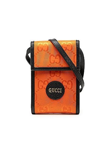 Gucci Gucci GG Logo Off the Grid Crossbody Shoulder Bag 625599 Orange Nylon Leather Women's GUCCI (view 1)