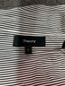 Theory Stripes Black Theory Long Sleeve Blouse Size L - photo 6