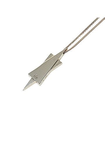 Gucci Gucci Star of David Pendant Necklace, Silver SV925, Women's. (view 1)