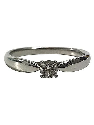 Tiffany & Co. TIFFANY&amp;Co. Tiffany &amp; Co. D0.20ct 1PD Diamond Platinum Ring (Pt950) - Women's Silver (view 1)