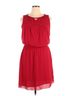 Max Studio 100% Polyester Solid Red Max Studio Casual Dress Size XL - photo 1