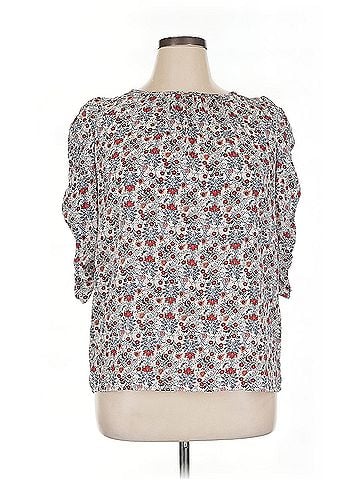Max Studio Max Studio Short Sleeve Blouse (view 1)