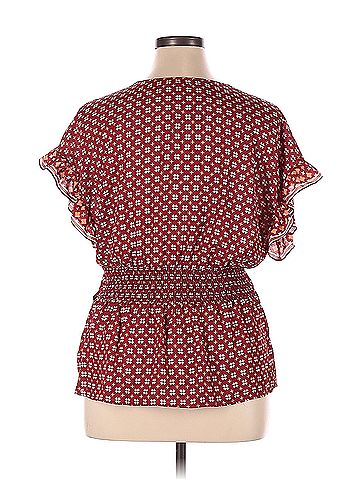 Max Studio Max Studio Short Sleeve Blouse (view 2)