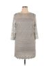 Max Studio 100% Nylon Gray Max Studio Casual Dress Size XL - photo 1