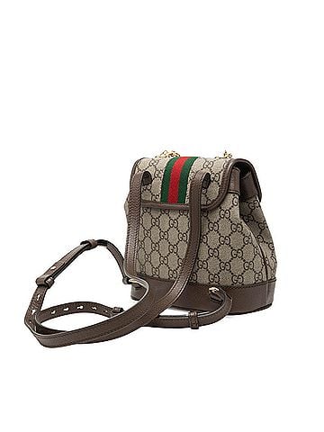 Gucci Gucci Ophidia GG Supreme Mini Backpack 795221 Beige Brown Leather Women's GUCCI (view 2)