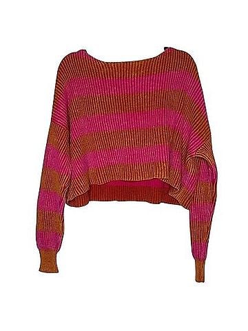 Free People Just My Stripe Pullover Sweater (view 2)