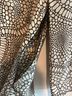 Tory Burch 100% Silk Print Brown Ivory Blouse Size 8 - photo 5
