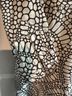 Tory Burch 100% Silk Print Brown Ivory Blouse Size 8 - photo 4