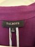 Talbots 100% Cotton Purple Blazer Size 4X - photo 3