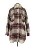 Bagatelle 100% Polyester Plaid Ivory Bagatelle Coat Size XS - photo 1