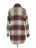 Bagatelle 100% Polyester Plaid Ivory Bagatelle Coat Size XS - photo 2