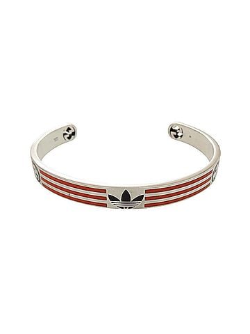 Gucci Gucci x Adidas collaboration, sterling silver (925), and orange bangle, 0591, GUCCI men's. (view 1)
