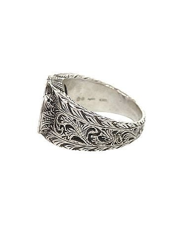 Gucci Gucci Interlocking G Arabesque Sterling Silver 925 #25 (2) Ring 0362GUCCI (view 2)