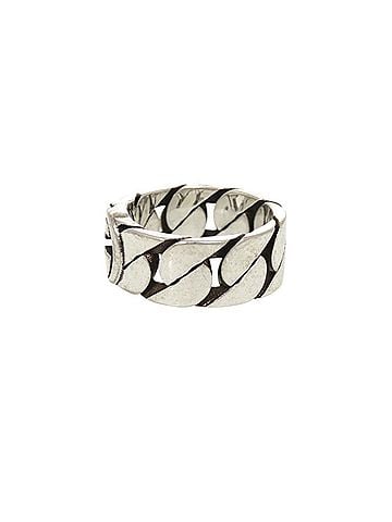 Gucci Gucci Interlocking G Sterling Silver 925 #10 Ring 0362GUCCI (view 2)