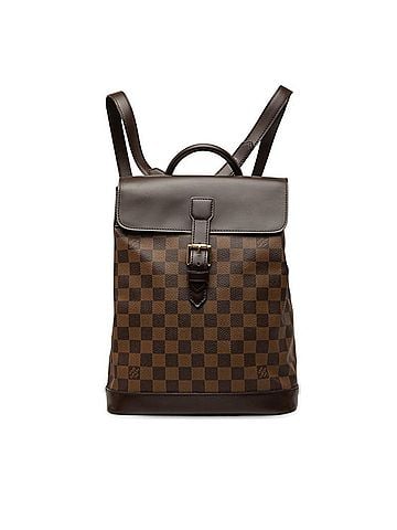 Louis Vuitton Louis Vuitton Damier Soho Backpack N51132 Brown Leather Women's LOUIS VUITTON (view 1)