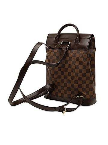 Louis Vuitton Louis Vuitton Damier Soho Backpack N51132 Brown Leather Women's LOUIS VUITTON (view 2)